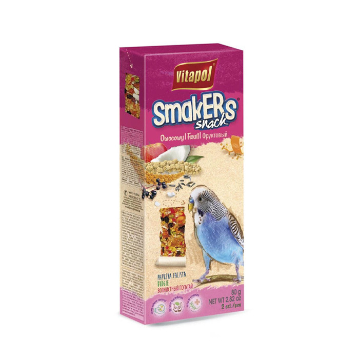 Vitapol Smackers Snack para periquitos 2 unid