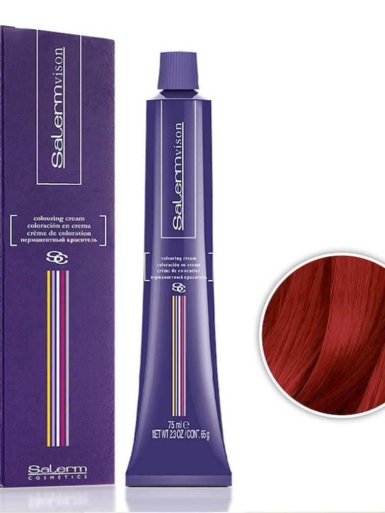 Salerm Vison Tintura 7,63 Rubio Rojizo Dorado 75 ml  1