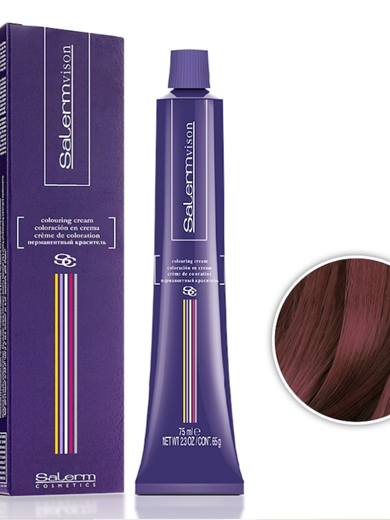 Salerm Vison Tintura 6,6 Rubio Oscuro Rojizo 75 ml 1