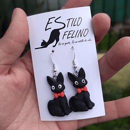 Aros Gato Negro Jiji