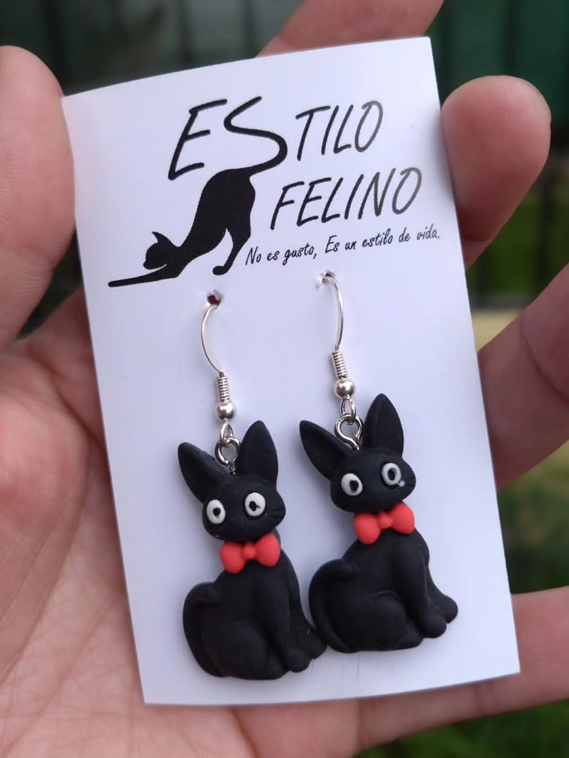 Aros Gato Negro Jiji 1