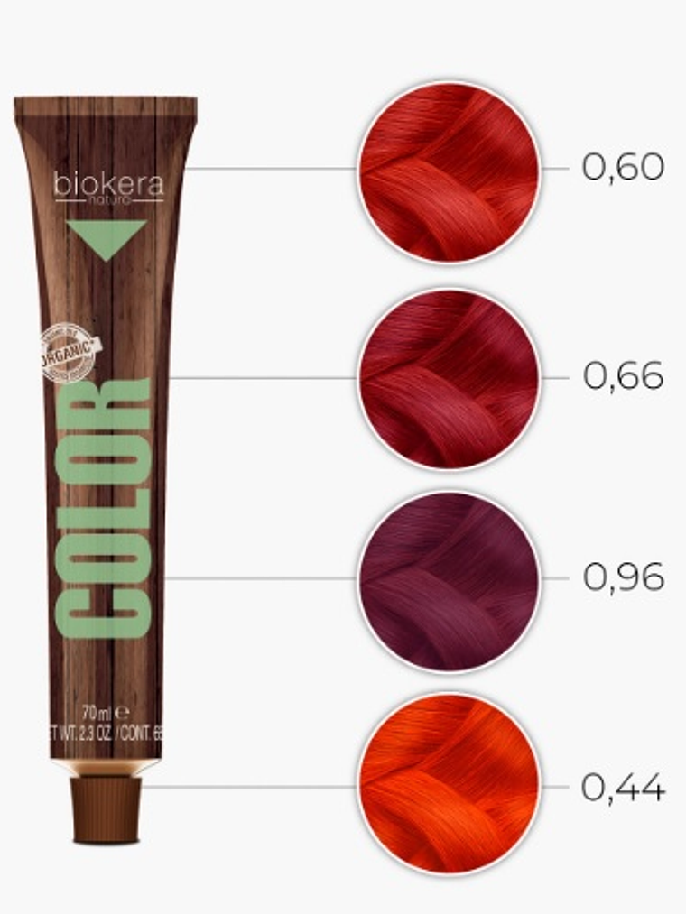 Biokera 0,66 Rojo intenso Pequin 70 ml 1