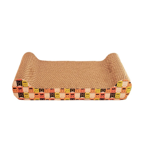 Rascador de Carton Tipo Cama
