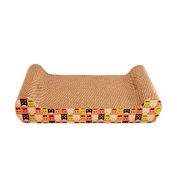 Rascador de Carton Tipo Cama