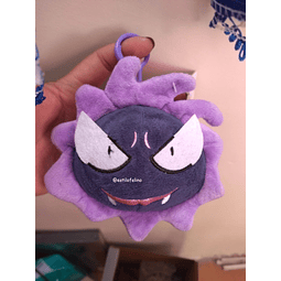 Llavero Peluche Gastly 12 cm aprox