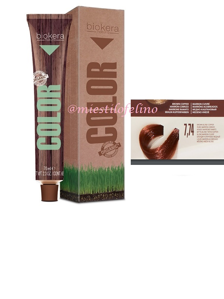 Salerm Biokera 7,74 Rubio Marron Cobrizo 1