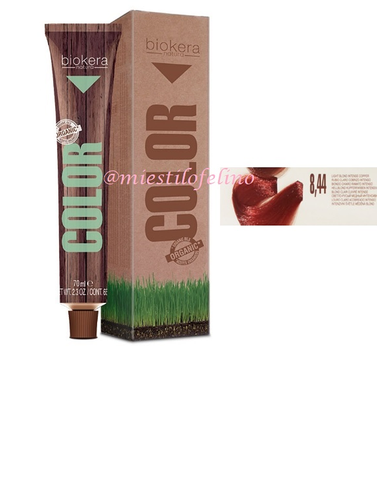 Salerm Biokera 8,44 Rubio Claro Cobrizo intenso 1