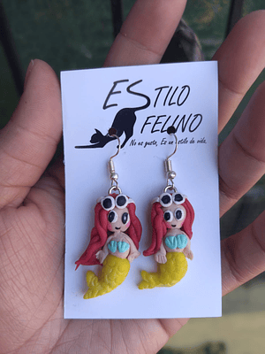 Aros Artesanales Sirena Karol G