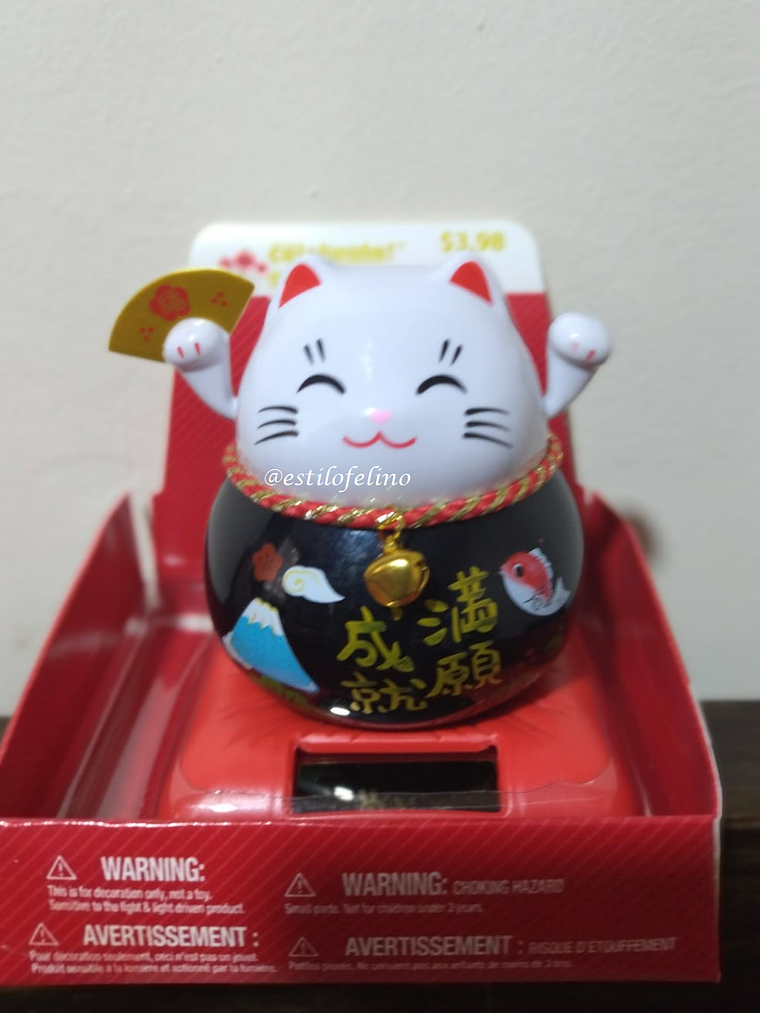 Gato de la suerte solar 6