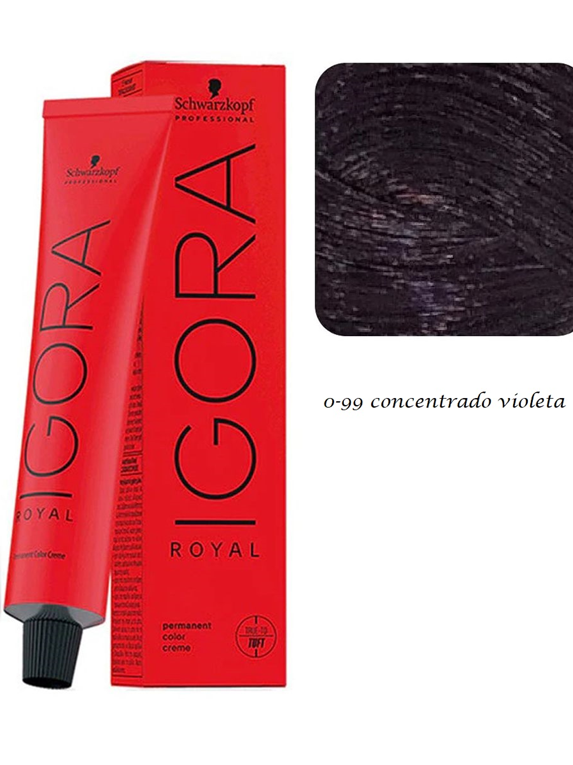 Tintura Igora Royal 0-99 Concentrado Violeta 1