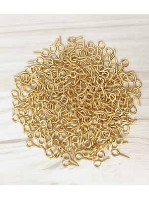 Mini cancamo cerrado para bisuteria 4x8 mm 8 gr