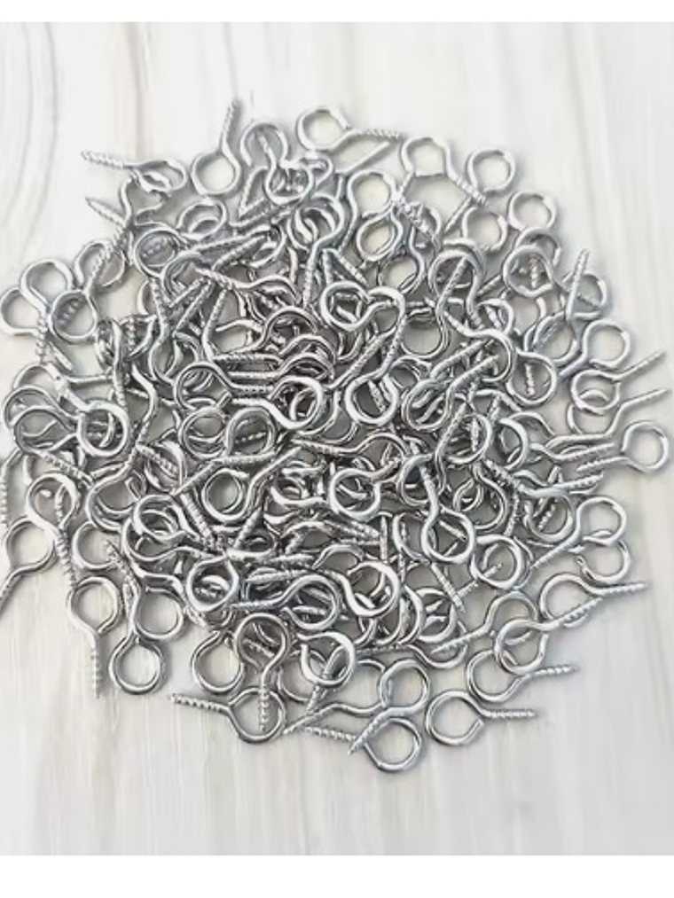 Mini cancamo cerrado para bisuteria 4x8 mm 8 gr 2