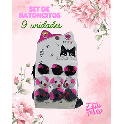 Set de Ratoncitos de juguete 9 unid