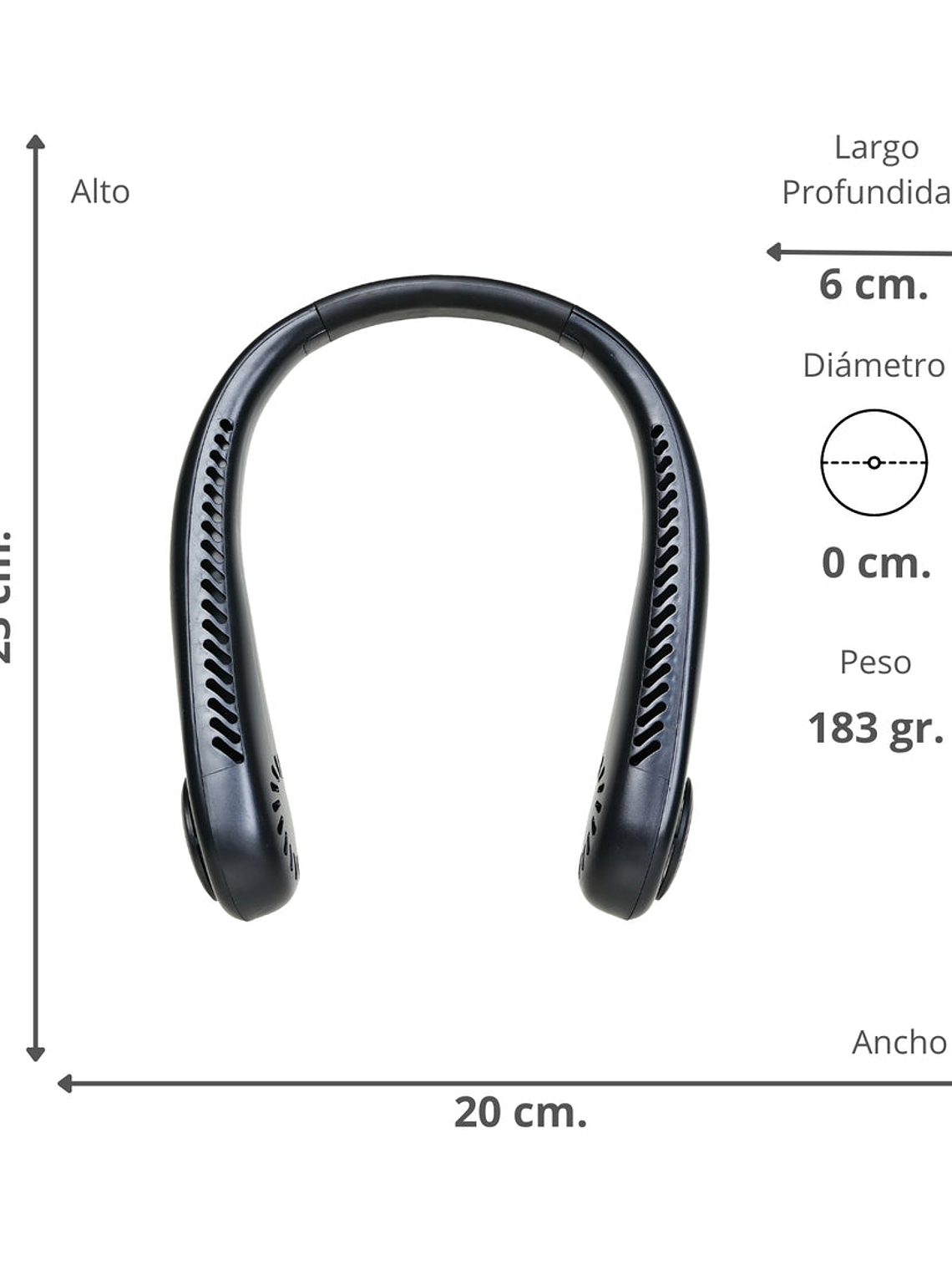 Ventilador para cuello recargable  3