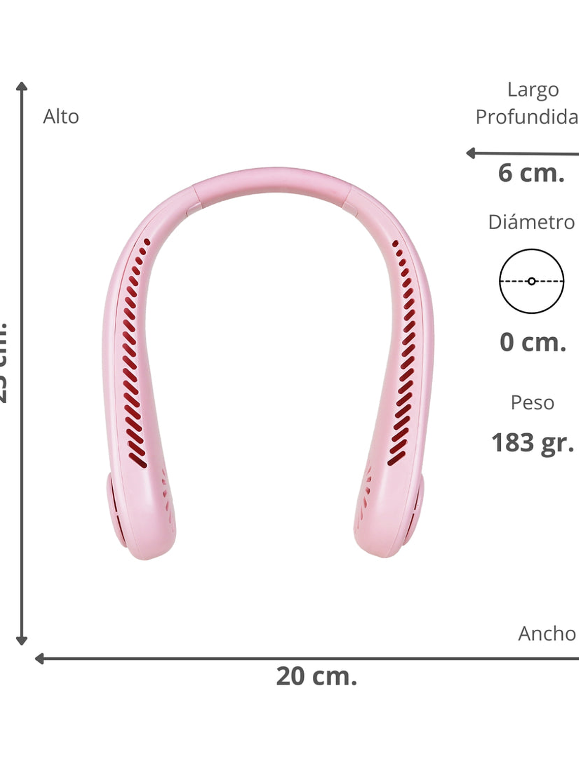 Ventilador para cuello recargable  4