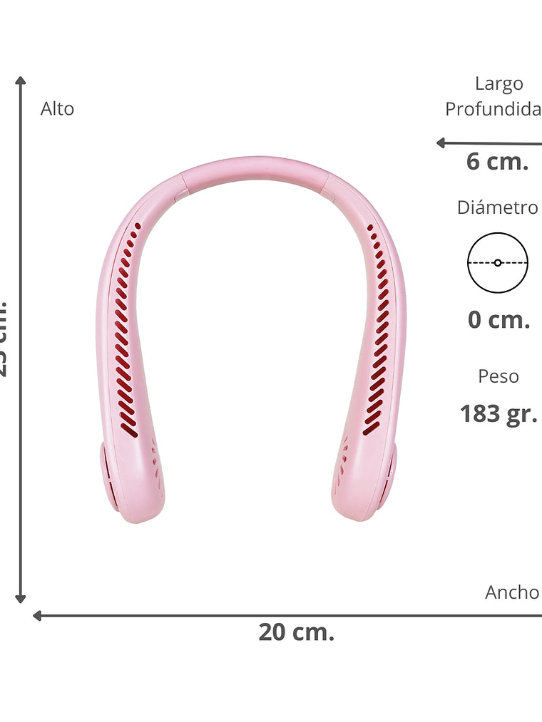 Ventilador para cuello recargable  4