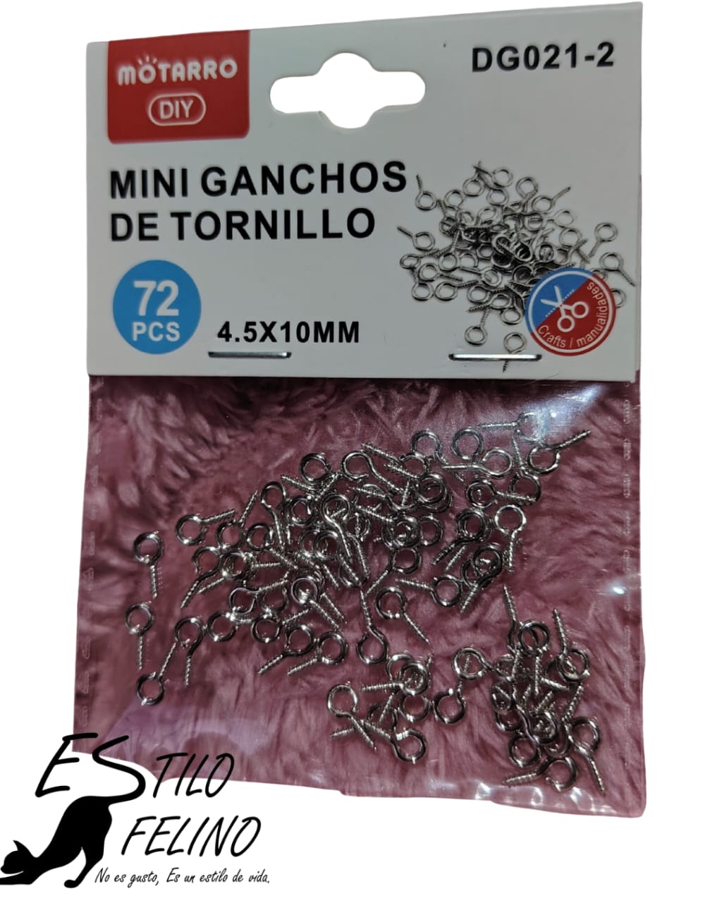 Mini cancamo cerrado para bisuteria 4.5x10 mm