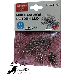 Mini cancamo cerrado para bisuteria 4.5x10 mm