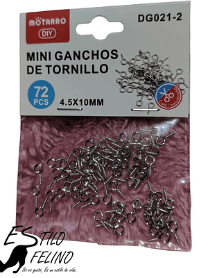 Mini cancamo cerrado para bisuteria 4.5x10 mm