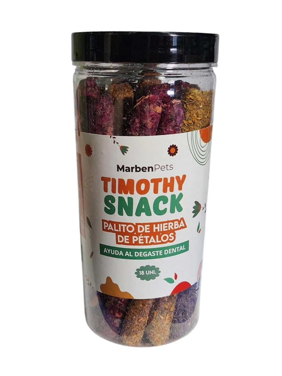Timothy Snack Palitos de hierba de Petalos 18 uinid 1