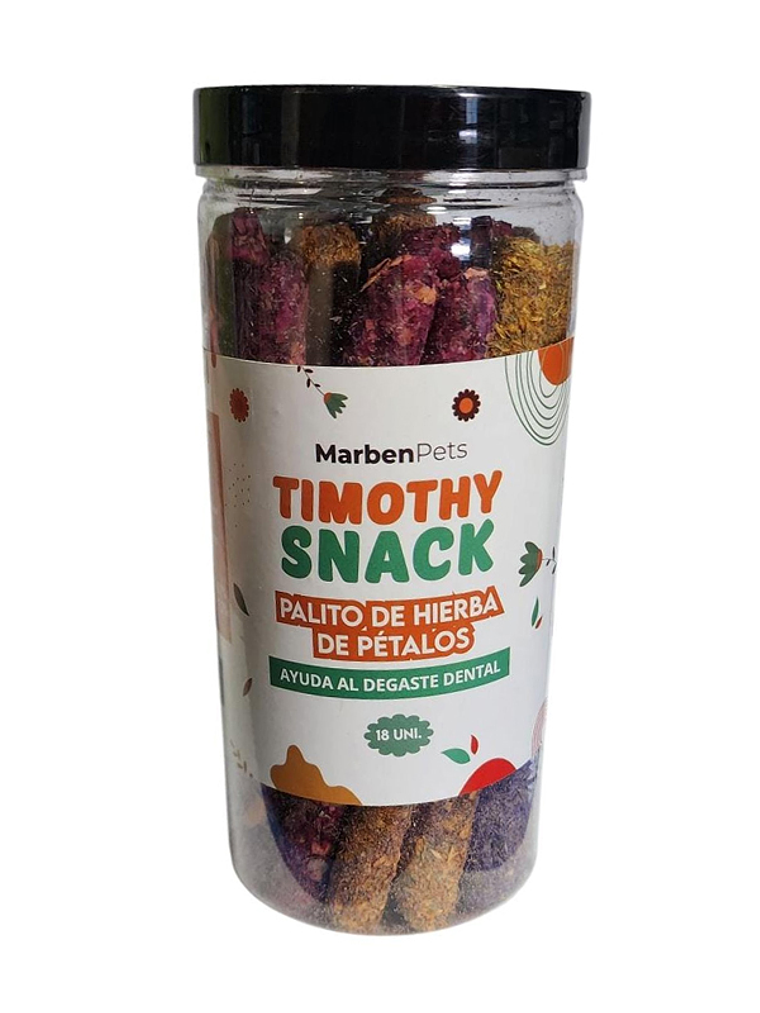 Timothy Snack Palitos de hierba de Petalos 18 uinid 1