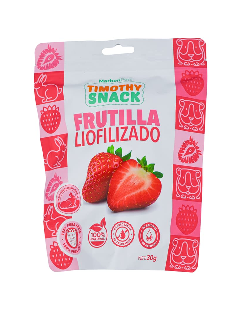 Snack Lifilizado Frutilla 30 gr 1