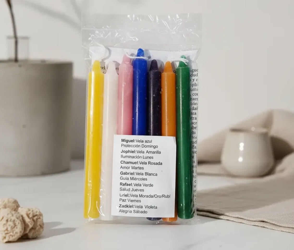 Velas 7 ángeles 