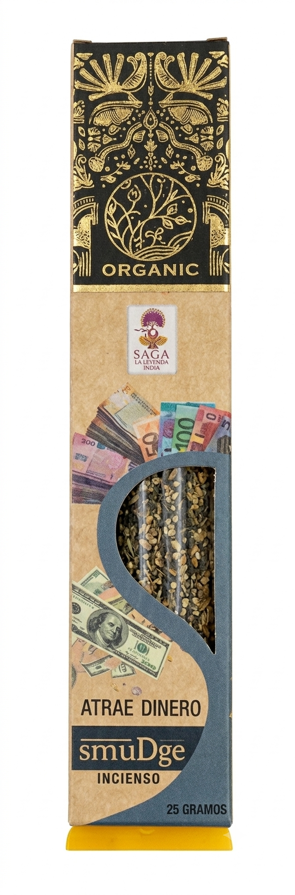 Incienso Orgánico Atrae Dinero 25 gr