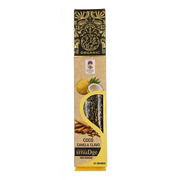 Incienso Orgánico Coco Canela Clavo 25 gr
