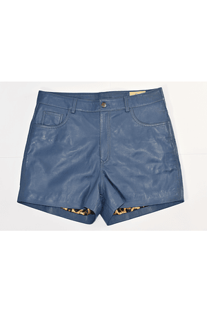 Short Azul Cuero 