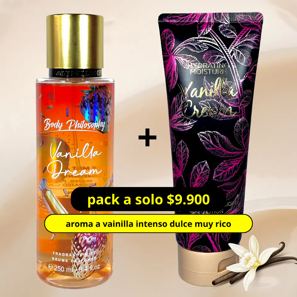 Pack dupe victoria secret Vainilla