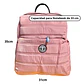 Mochila Puff palo rosa (capacidad Pc 14