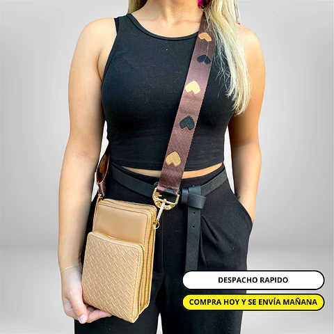 Straps/Correa café 1
