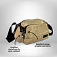 Bandolera Puff Beige - Miniatura 3
