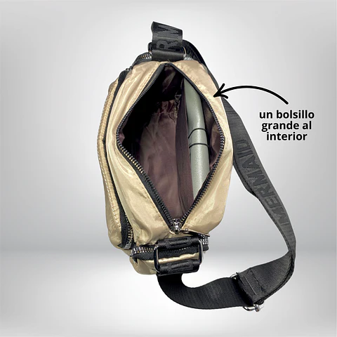 Bandolera Puff Beige 6