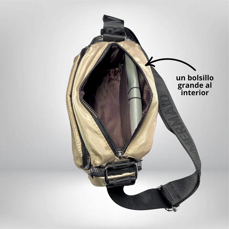 Bandolera Puff Beige 6