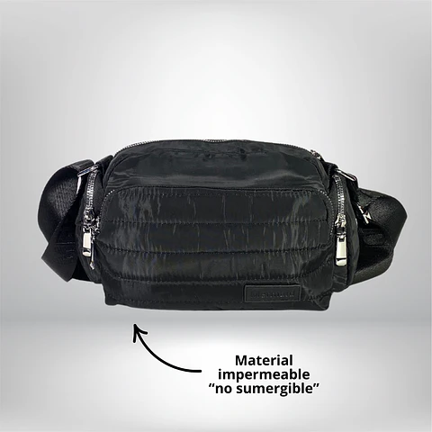 Bandolera Puff Negra 2