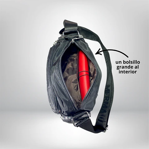Bandolera Puff Negra 6