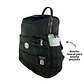 Mochila Puff Negra (capacidad Pc 14