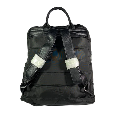Mochila Puff Negra (capacidad Pc 14