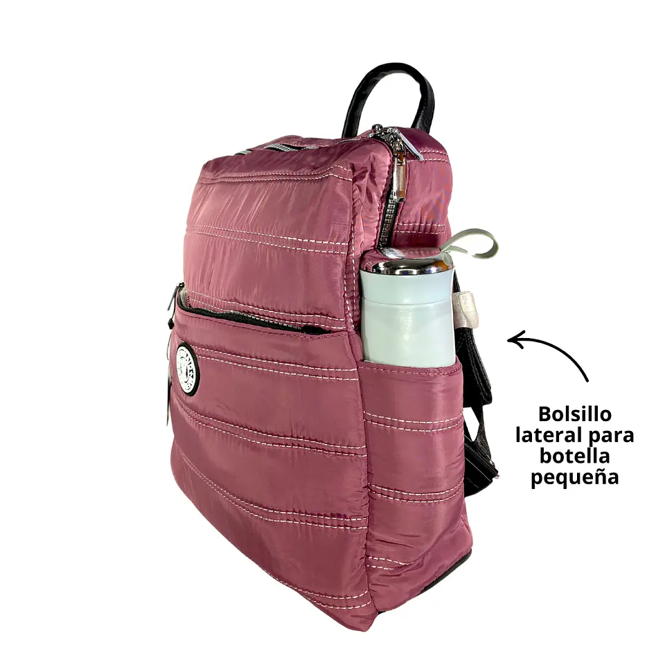 Mochila Puff Vino (capacidad Pc 14