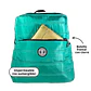 Mochila Puff turquesa (capacidad Pc 14