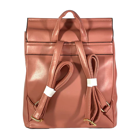 Mochila Eco Cuero Rosa 2