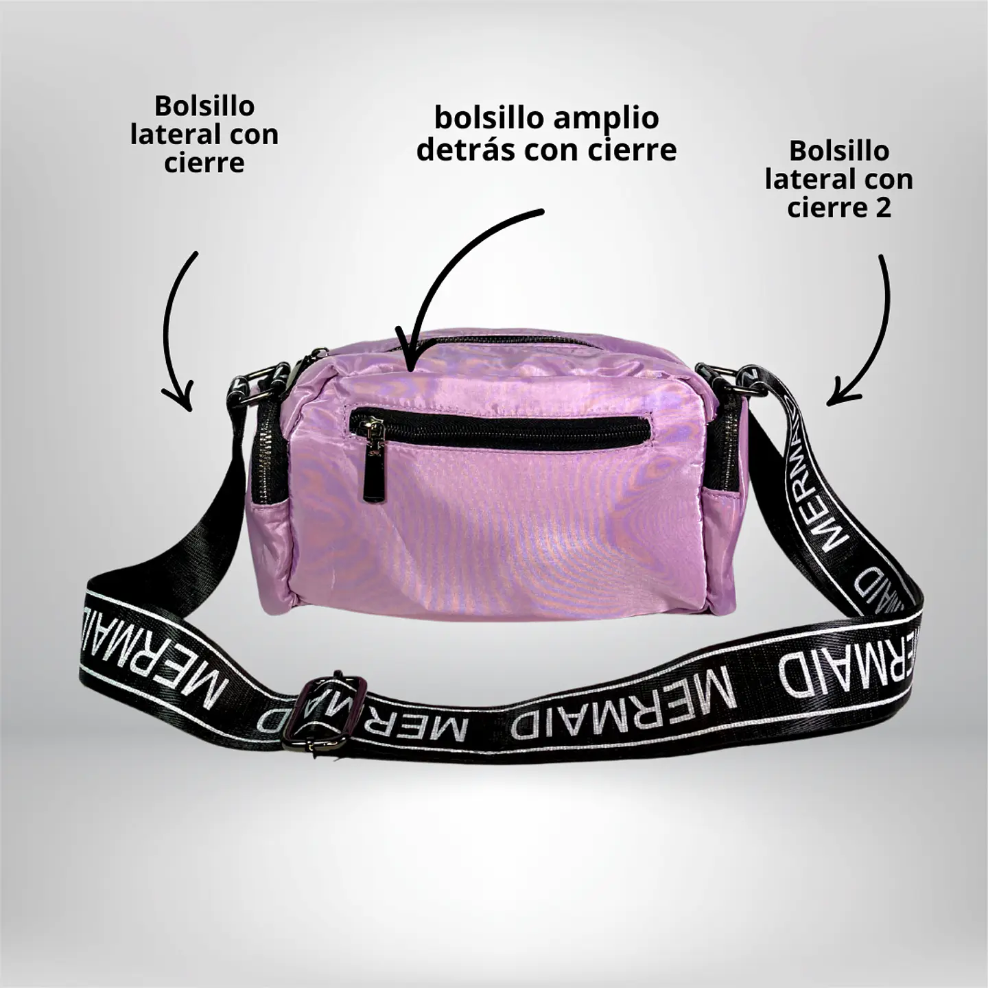 Bandolera Puff Lila 4