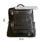 Mochila Puff Negra (capacidad Pc 14
