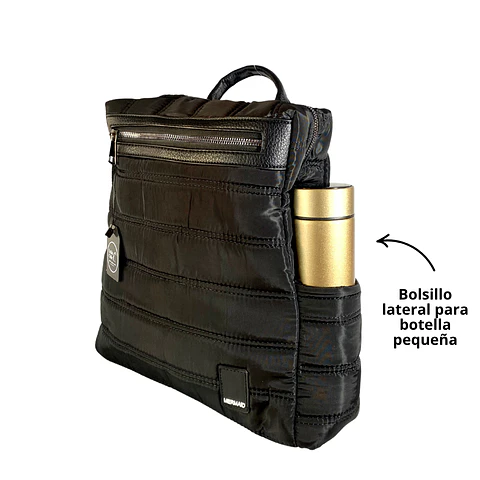 Mochila Puff Negra (capacidad Pc 14