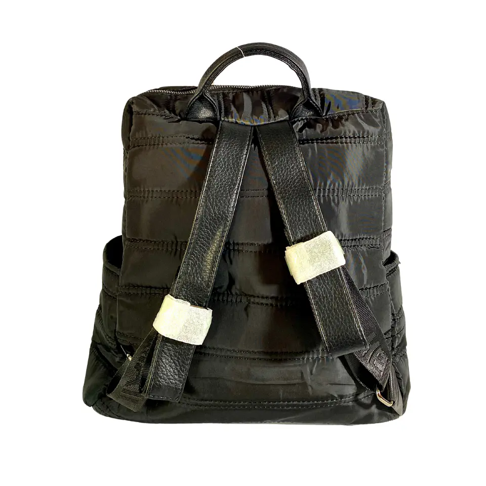 Mochila Puff Negra (capacidad Pc 14