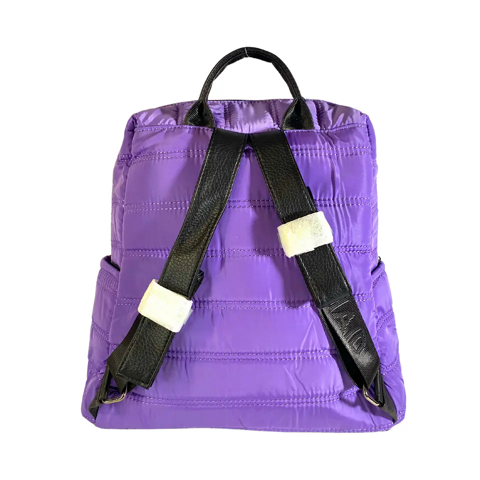 Mochila Puff Lila (capacidad Pc 14