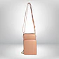 Bandolera porta celular Rosa eco cuero - Miniatura 6