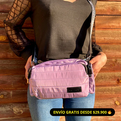 Bandolera Puff Lila 1
